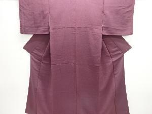 縮緬地　花模様小紋着物